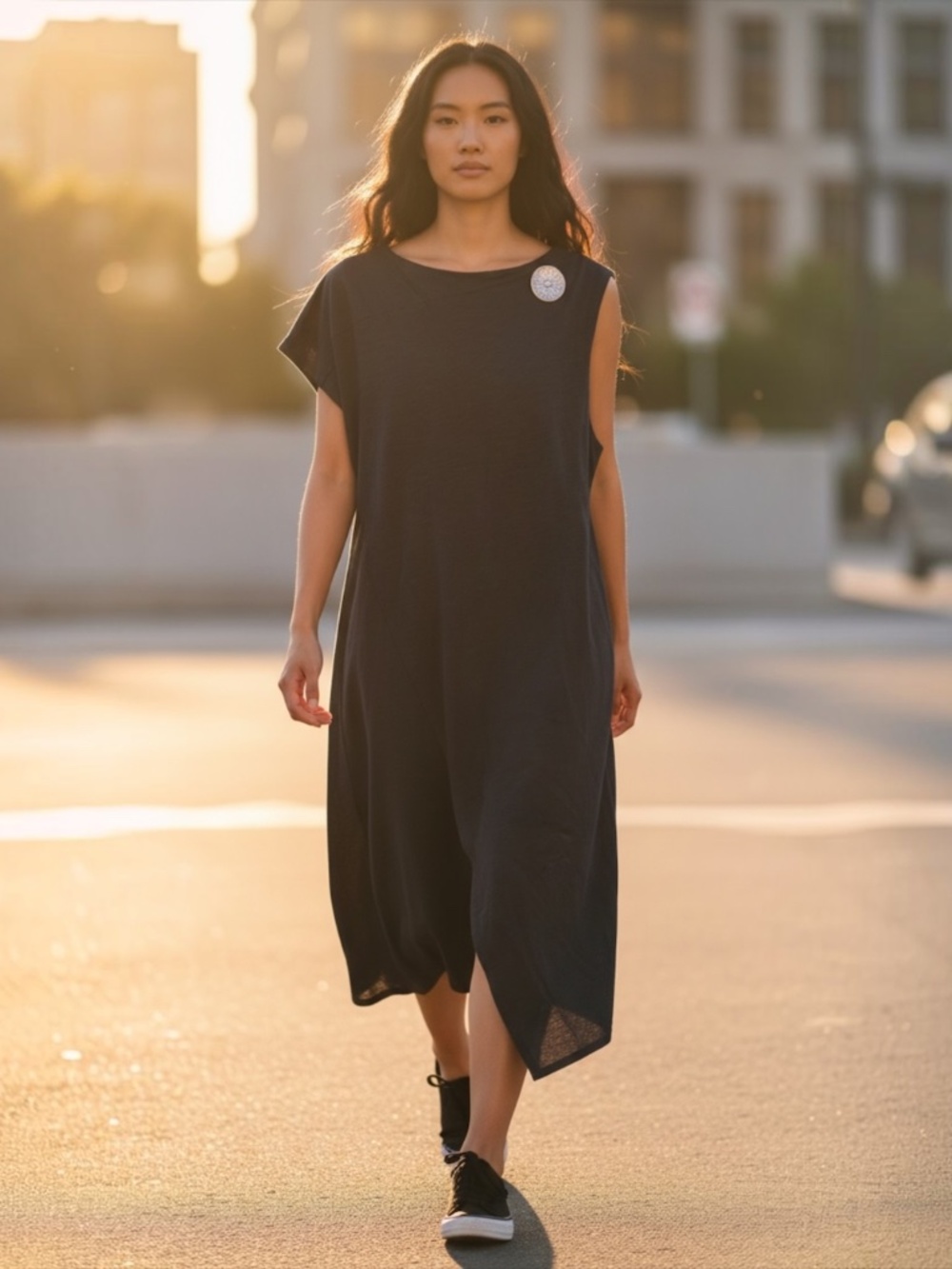 NWT Neon Buddha On Deck Lagenlook Dress M